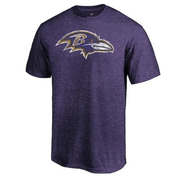 Majestic Men's Baltimore Ravens Vintage Tee, Size: Large, Purple - Picture 1 of 4